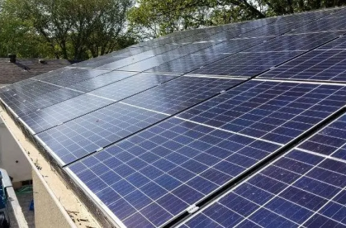 solar panels in Kenya