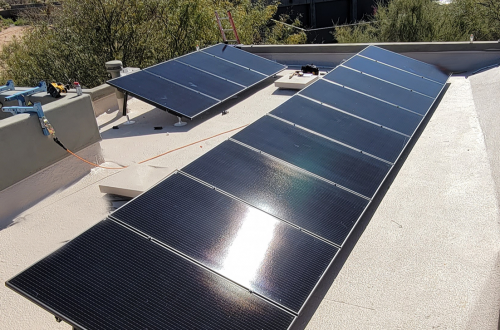 solar panels on flat roof kenya