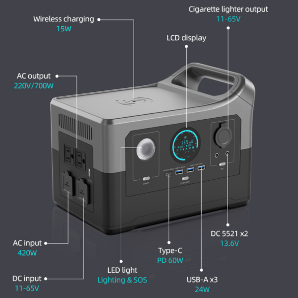 portable power station 700w kenya jesaton 4