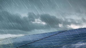 how does rain affect solar panels in kenya