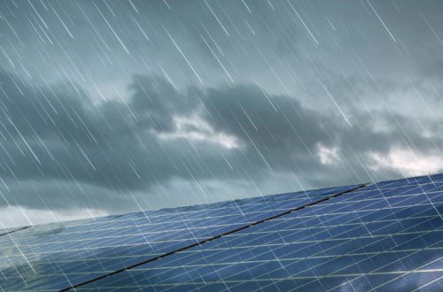 how does rain affect solar panels in kenya